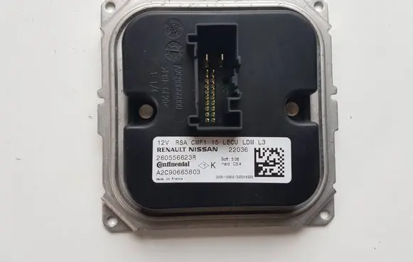 Renault Arkana LED ballast control module 260556623R