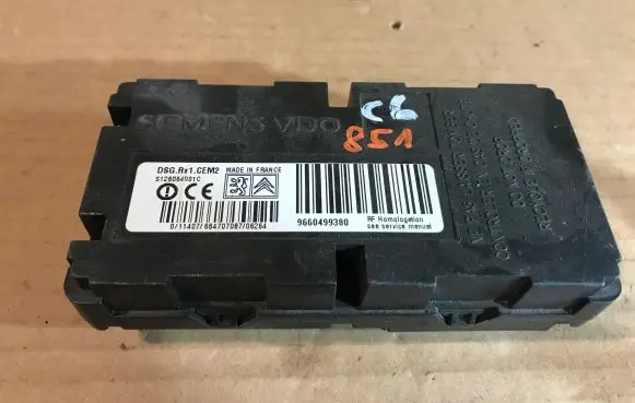 Citroen C6 Tire pressure control unit S126064001C 9660499380 S126064001