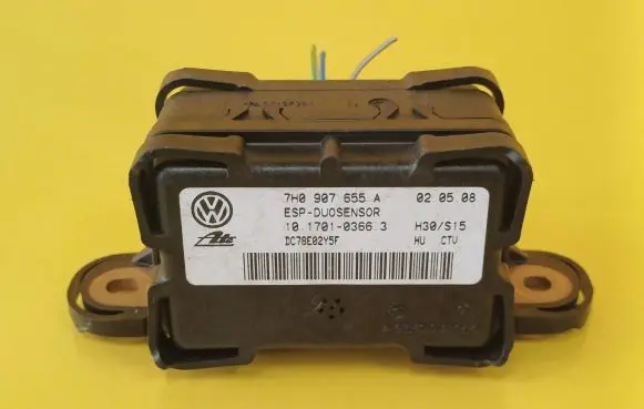 Volkswagen Golf Plus ESP acceleration yaw rate sensor 7H0907655A 10.1701-0366.3