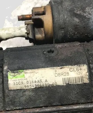 Citroen C5 Starter motor 9654561480 D8R28