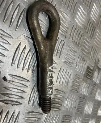 Towing hook eye