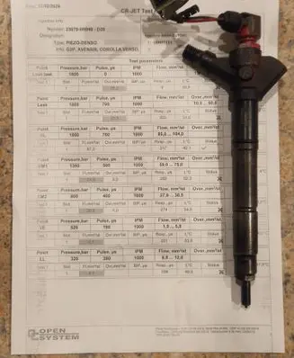 Lexus IS 220D-250-350 Fuel injector 236700R040 05H11111