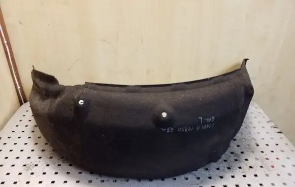 Rear arch fender liner splash guards