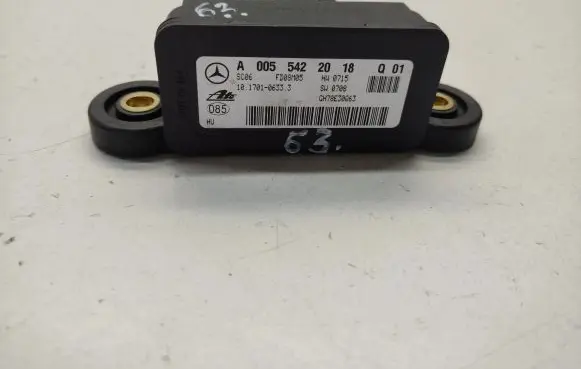ESP acceleration yaw rate sensor
