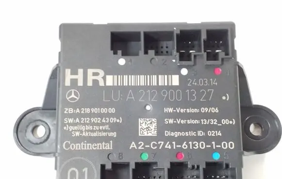 Mercedes-Benz E W212 Door control unit/module A2129001327