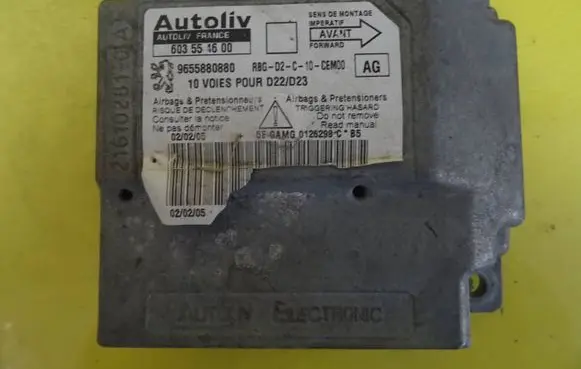 Peugeot 407 Airbag control unit/module 603554600 9655880880