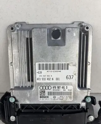 Audi A6 S6 C6 4F Engine control unit/module 4F0907401B 4F0910402N 0281013173