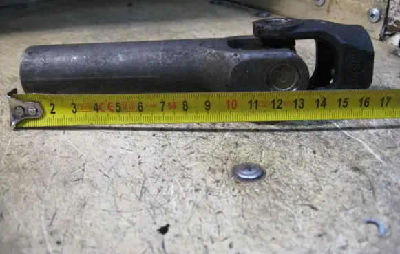 Steering column universal joint