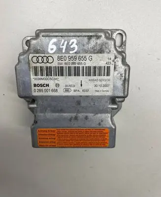 Audi A4 S4 B6 8E 8H Airbag control unit/module 8e0959655g