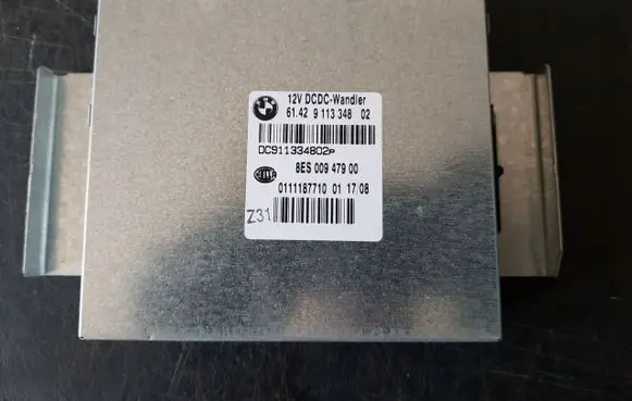 BMW 1 E81 E87 Voltage converter inverter 91133489253209