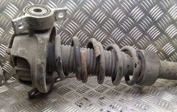 Volkswagen Touareg I Rear shock absorber with coil spring 7L6512021