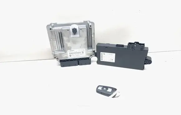 BMW 3 E90 E91 Engine ECU kit and lock set 8512047 0281017520 9237047