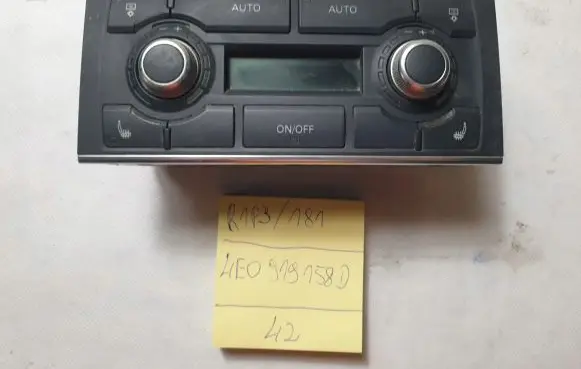 Audi A8 S8 D3 4E Climate control unit 4E0919158D