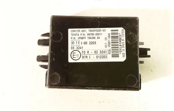 Immobilizer control unit/module
