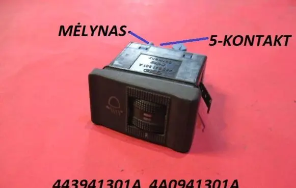 Audi A6 S6 C4 4A Headlight level height control switch 4A0941301 443941301A