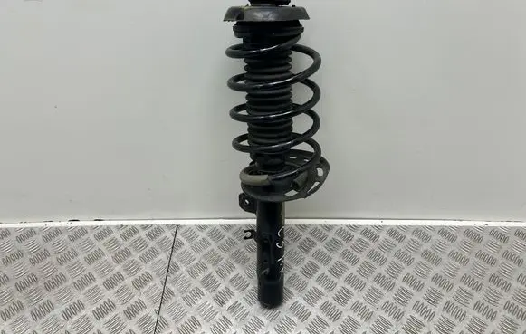 Front shock absorber with coil spring