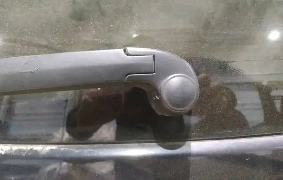 Audi Q7 4L Rear window wiper motor 