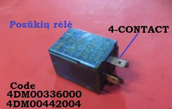 Volkswagen PASSAT B4 Light relay 4DM00336000 4DM00442004