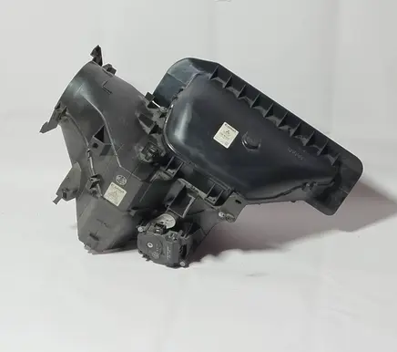 Interior heater climate box assembly