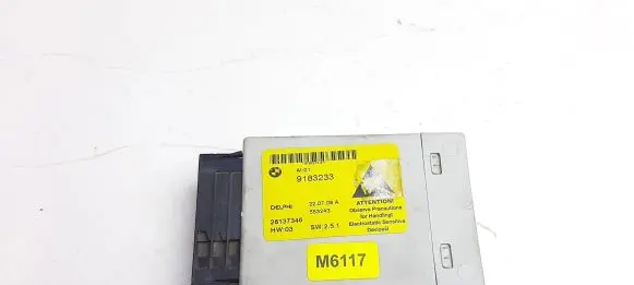 BMW 5 E60 E61 Center console control module 9183233 M6117