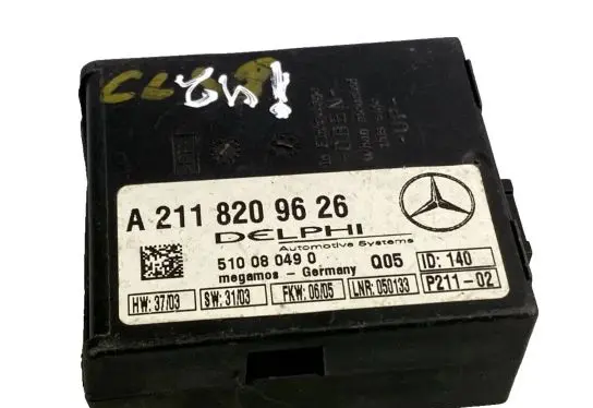 Mercedes-Benz E W212 Alarm control unit/module A2118209626 510080490