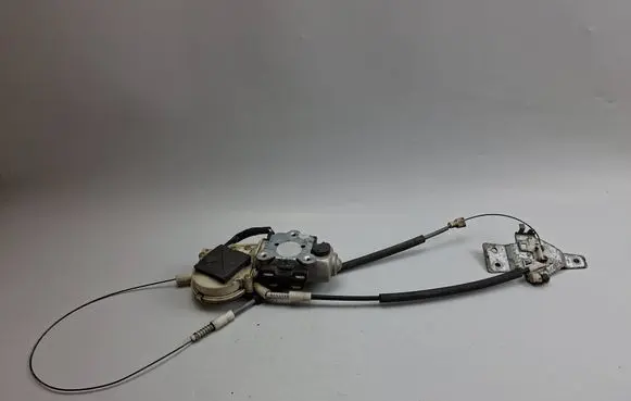 Rear door window regulator with motor