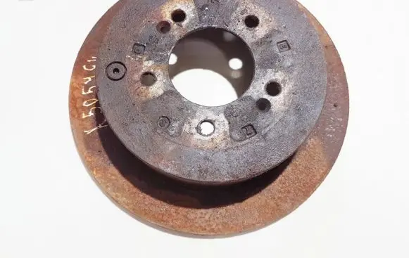 KIA Sportage Rear brake disc neventiliuojamas