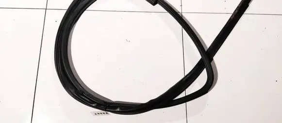 Rubber seal rear door