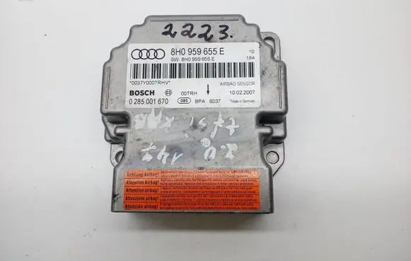 Audi A4 S4 B7 8E 8H Airbag control unit/module 8H0959655E 0285001670