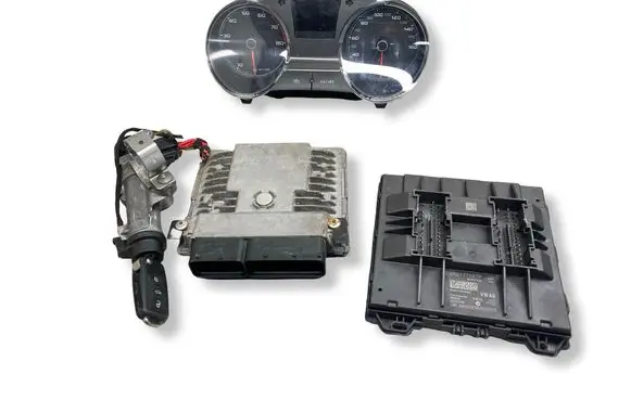 Seat Ibiza IV (6J,6P) Engine ECU kit and lock set 03F906070GR 03F907309AE 5WP4483