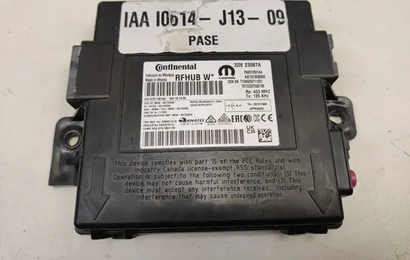 Dodge Durango III Keyless (KESSY) go control unit/module 68572591AA