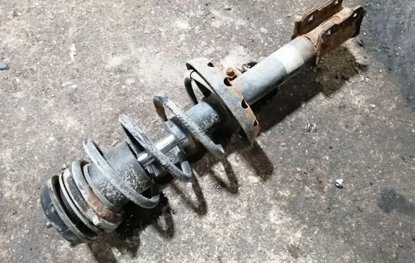 Opel Astra G Front shock absorber with coil spring 22195353