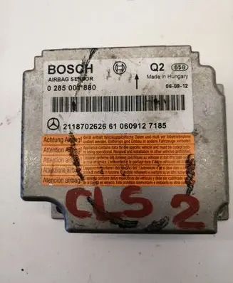 Mercedes-Benz CLS C219 Airbag control unit/module 0285001880 2118702626