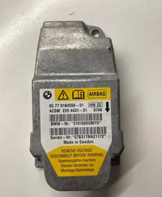 BMW 5 E60 E61 Airbag control unit/module 31916055801V 220443131 9160558