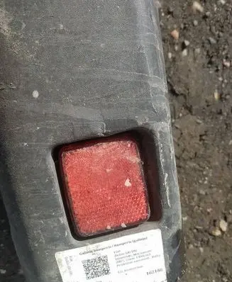 Fiat Doblo Rear tail light reflector 