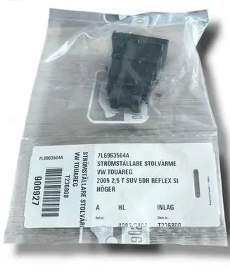 Volkswagen Touareg I Seat heating switch 7L6963564A