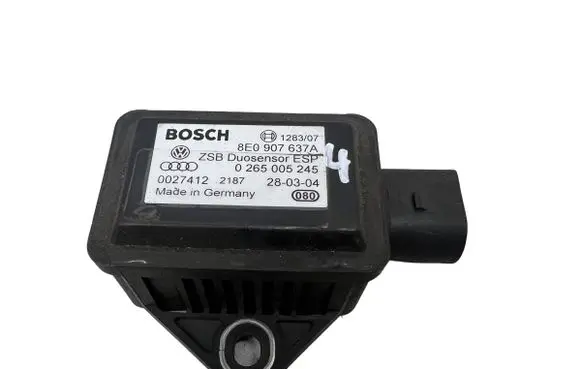 Audi A6 S6 C6 4F ESP acceleration yaw rate sensor 8E0907637A 0027412 0265005245