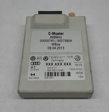Volkswagen PASSAT B8 Auxiliary heating control unit/module 