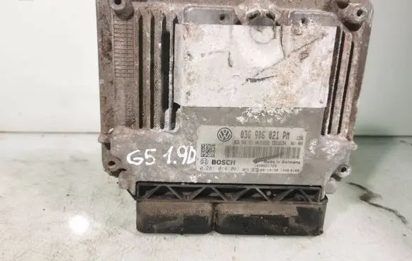 Volkswagen Golf V Engine control unit/module 03g906021pm 0281014061