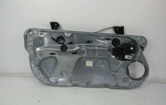 Volkswagen Polo Front door window regulator with motor 6Q3890741