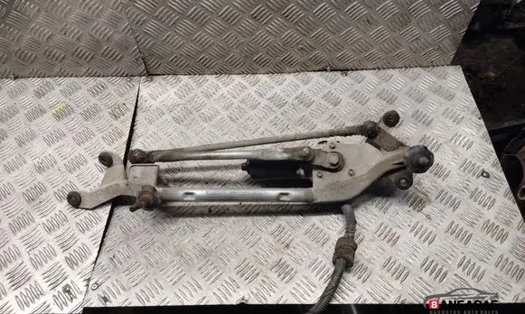 Front wiper linkage and motor