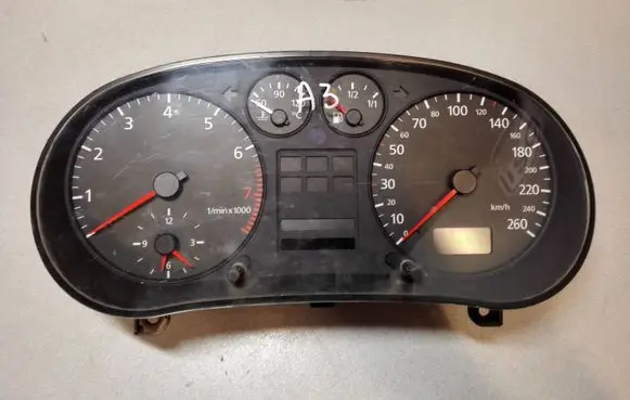 Audi A3 S3 8L Speedometer (instrument cluster) 8L0919860A