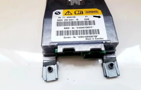 BMW 5 E60 E61 Airbag control unit/module 65776945156 2204347-10