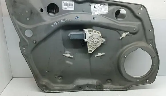 Front door window regulator with motor
