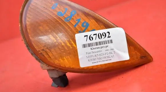 Front indicator light