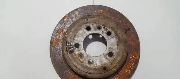 Peugeot 607 Rear brake disc neventiliuojamas
