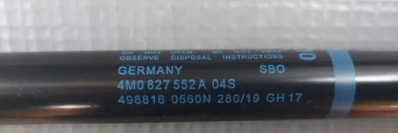Audi SQ7 Tailgate strut 4M0827552A