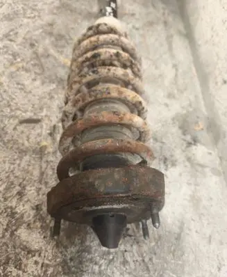 Mercedes-Benz E W211 Front shock absorber with coil spring 541700314364
