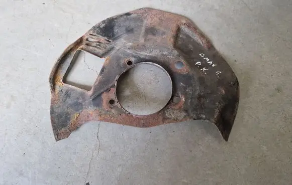 Isuzu D-Max Front brake disc dust cover plate 
