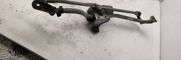 Front wiper linkage and motor